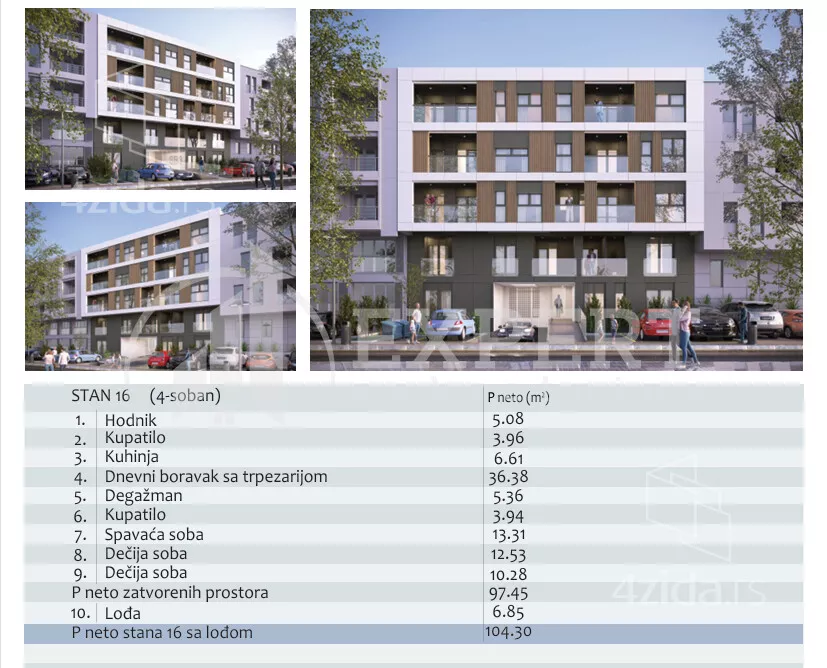 Četvorosoban stan | 4zida