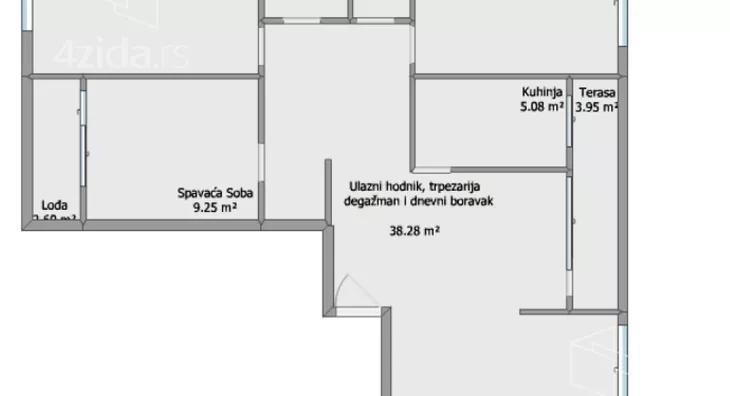 Troiposoban stan | 4zida