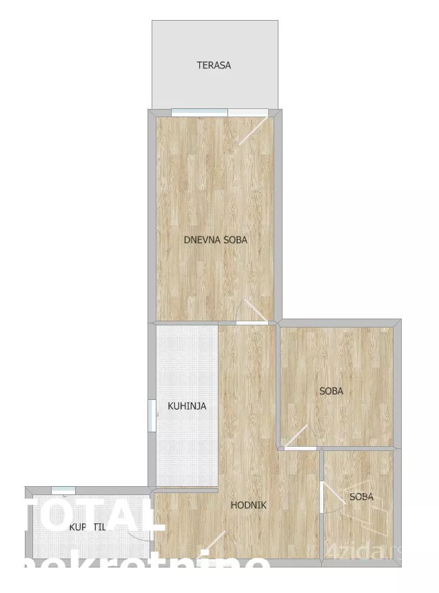 Trosoban stan | 4zida