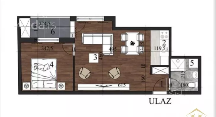 Dvosoban stan | 4zida