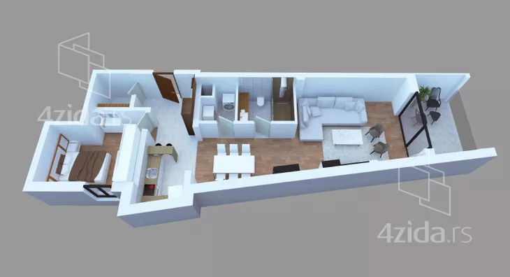 Dvosoban stan | 4zida