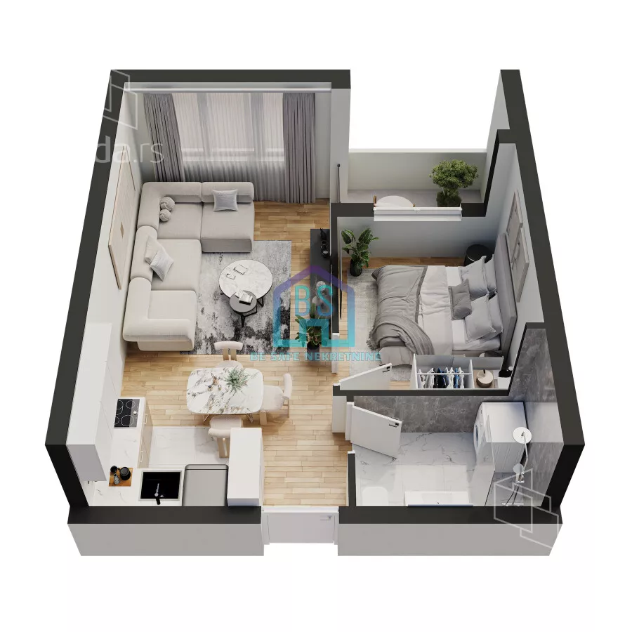 Jednoiposoban stan | 4zida