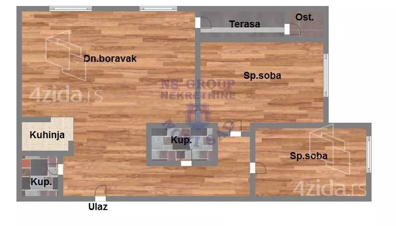 Trosoban stan | 4zida