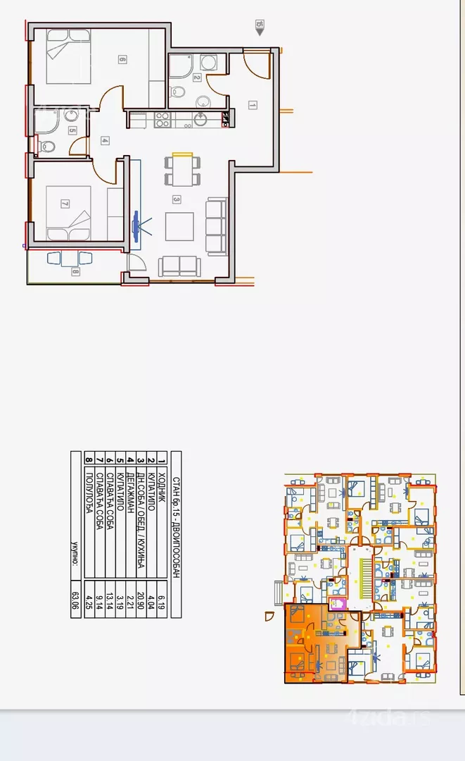 Dvoiposoban stan | 4zida