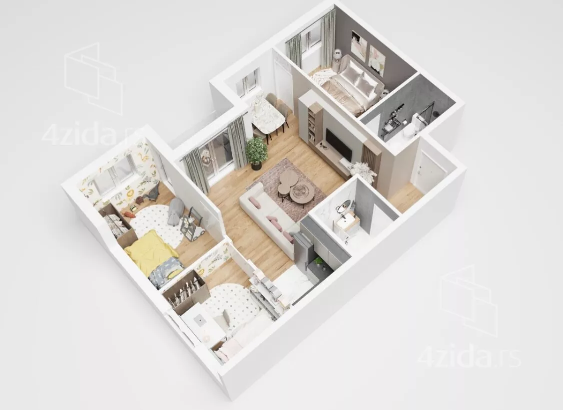 Četvorosoban stan | 4zida