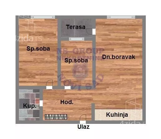Trosoban stan | 4zida