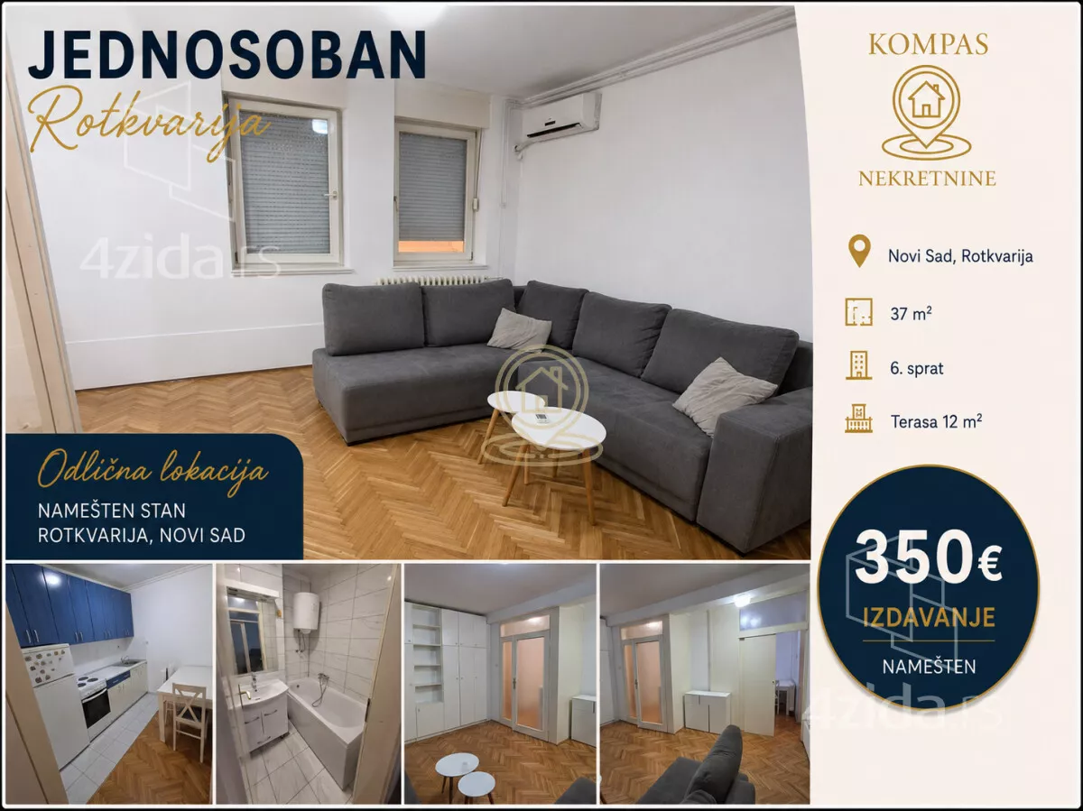 Jednosoban stan | 4zida