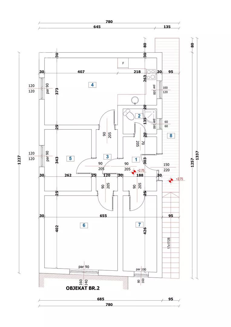 2-etažna kuća | 4zida