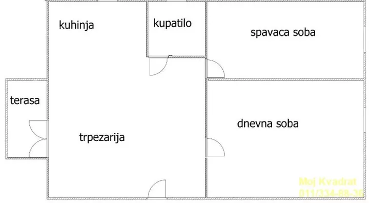 Petosoban stan | 4zida