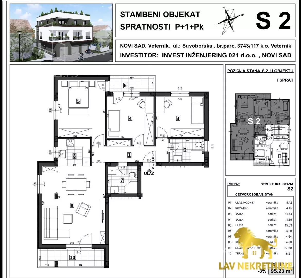 Četvorosoban stan | 4zida