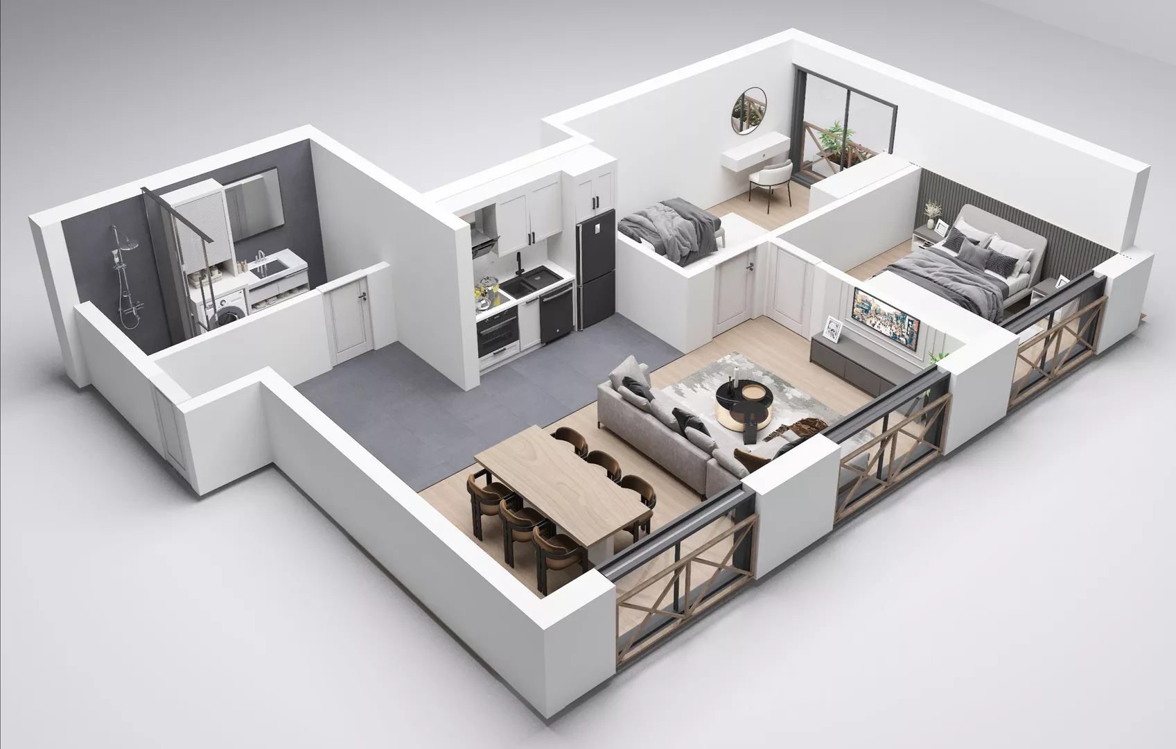 Dvoiposoban stan | 4zida