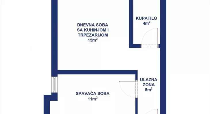 Jednoiposoban stan | 4zida