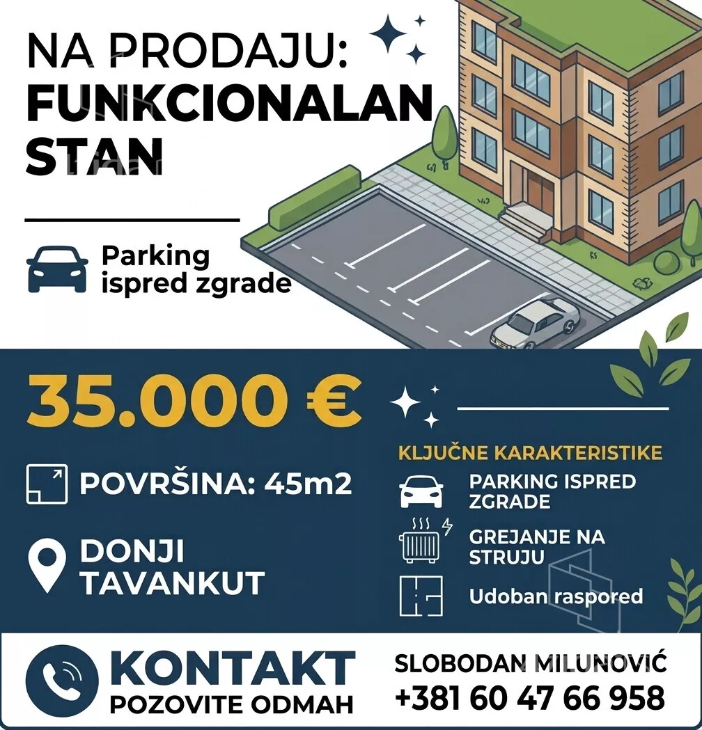Dvosoban stan | 4zida