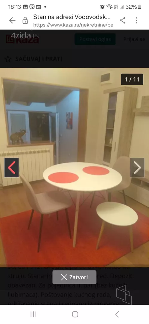 Jednoiposoban stan | 4zida