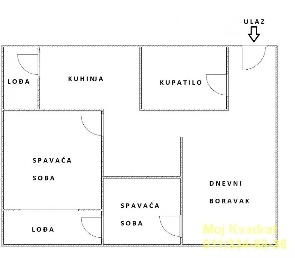 Trosoban stan | 4zida