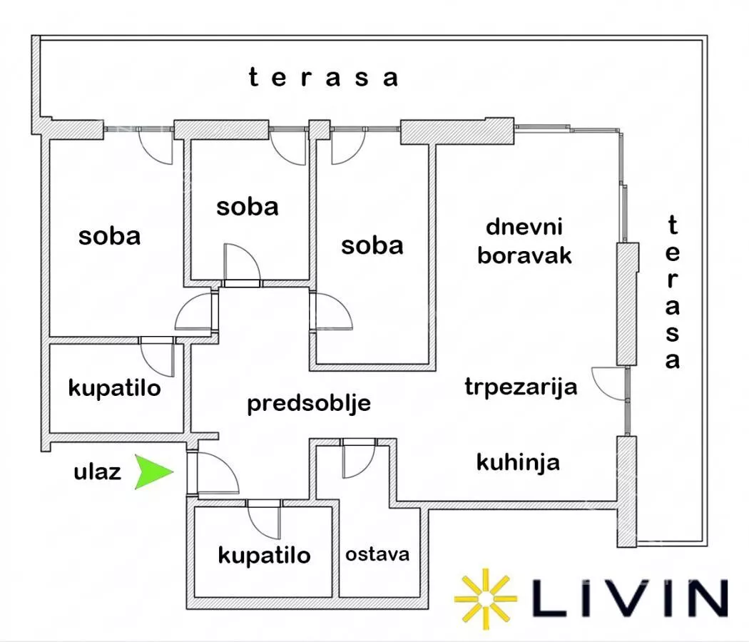 Troiposoban stan | 4zida