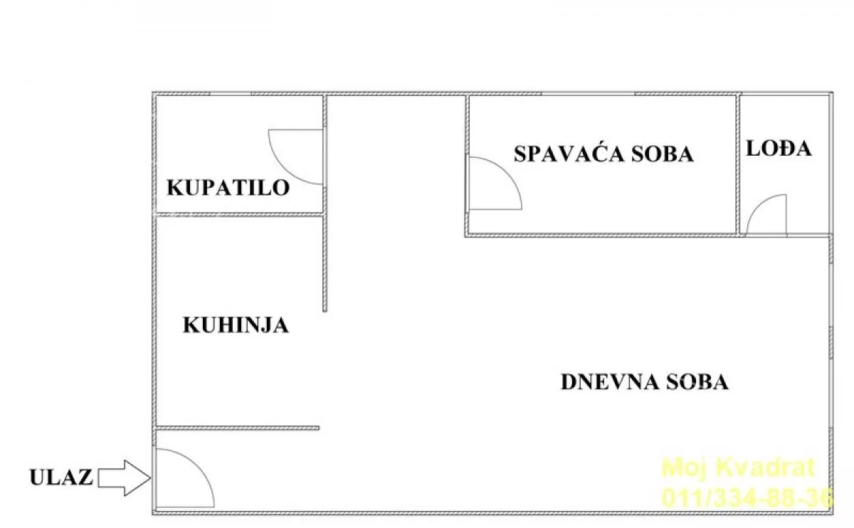 Jednoiposoban stan | 4zida