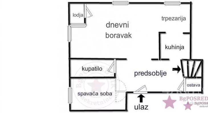 Četvoroiposoban stan | 4zida