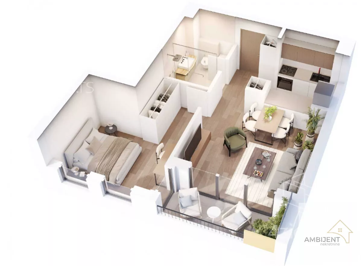 Dvosoban stan | 4zida