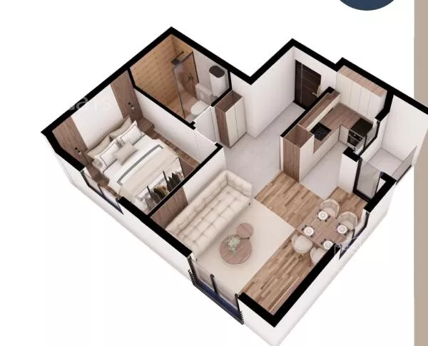 Jednoiposoban stan | 4zida