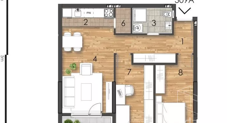 Trosoban stan | 4zida