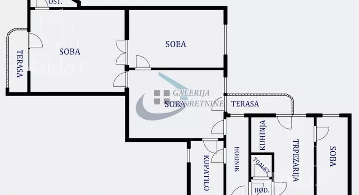Troiposoban stan | 4zida