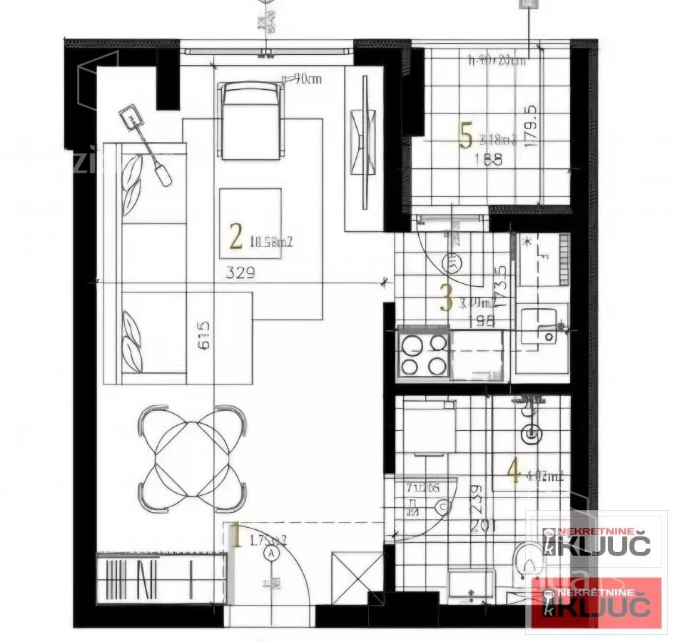 Jednosoban stan | 4zida