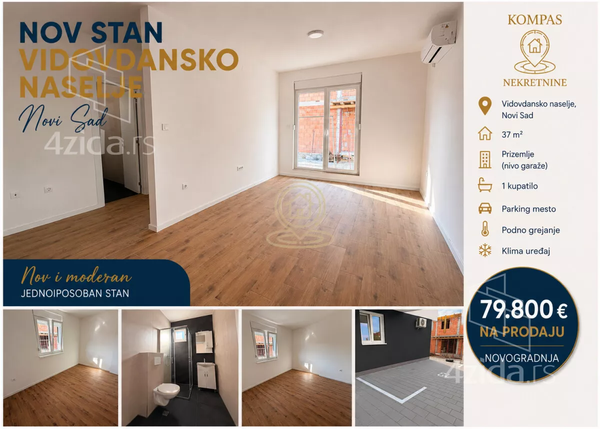 Jednoiposoban stan | 4zida