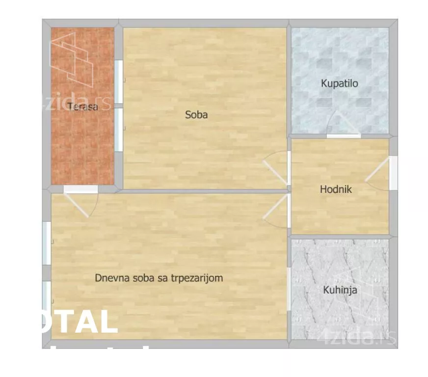 Dvosoban stan | 4zida