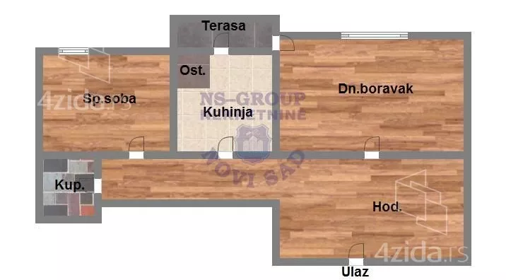 Dvosoban stan | 4zida