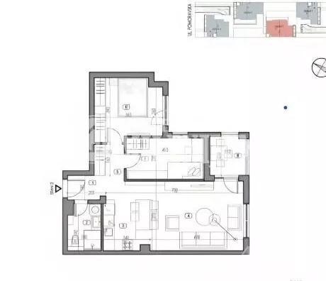 Trosoban stan | 4zida