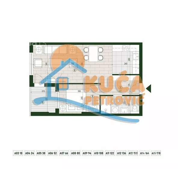 Dvosoban stan | 4zida