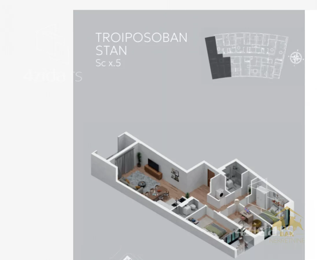 Četvorosoban stan | 4zida