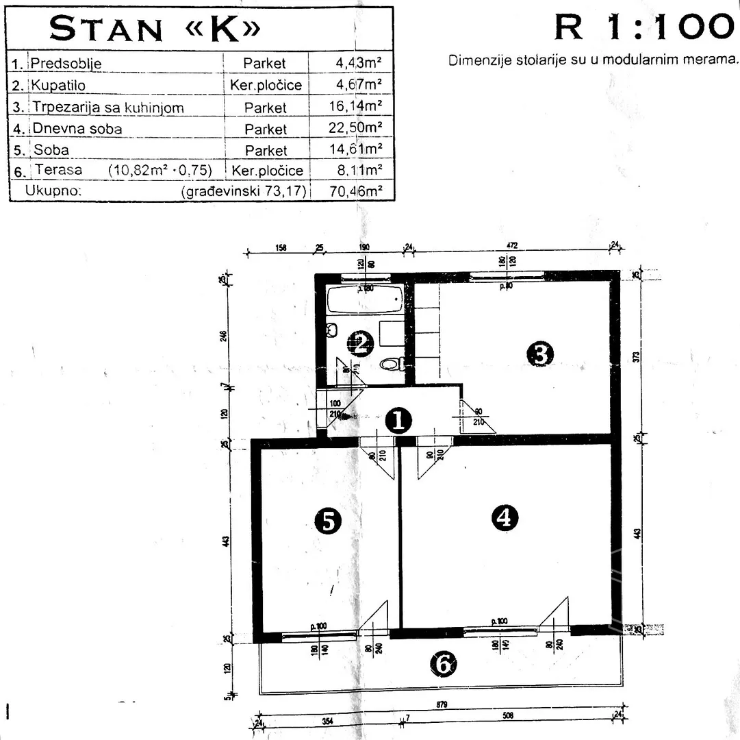 Trosoban stan | 4zida