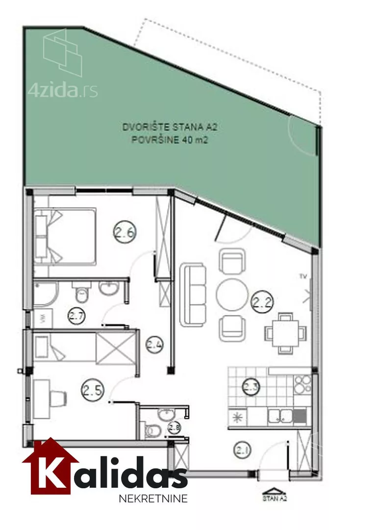 Trosoban stan | 4zida