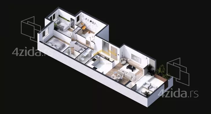 Četvorosoban stan | 4zida