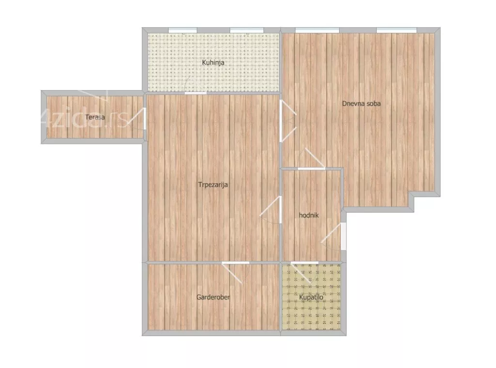 Jednoiposoban stan | 4zida