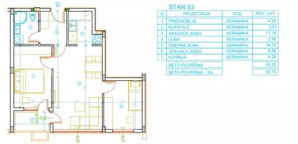 Dvoiposoban stan | 4zida