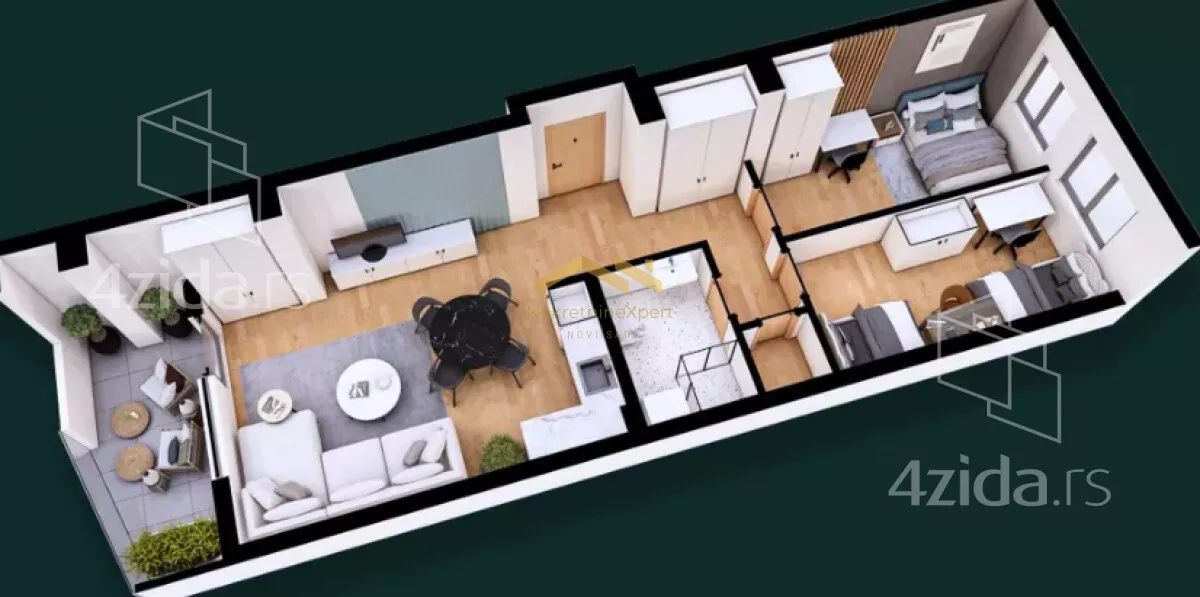 Trosoban stan | 4zida