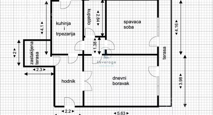 Dvosoban stan | 4zida