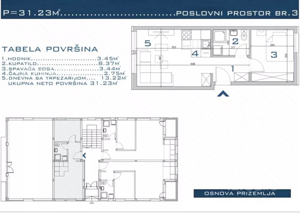 Jednoiposoban stan | 4zida