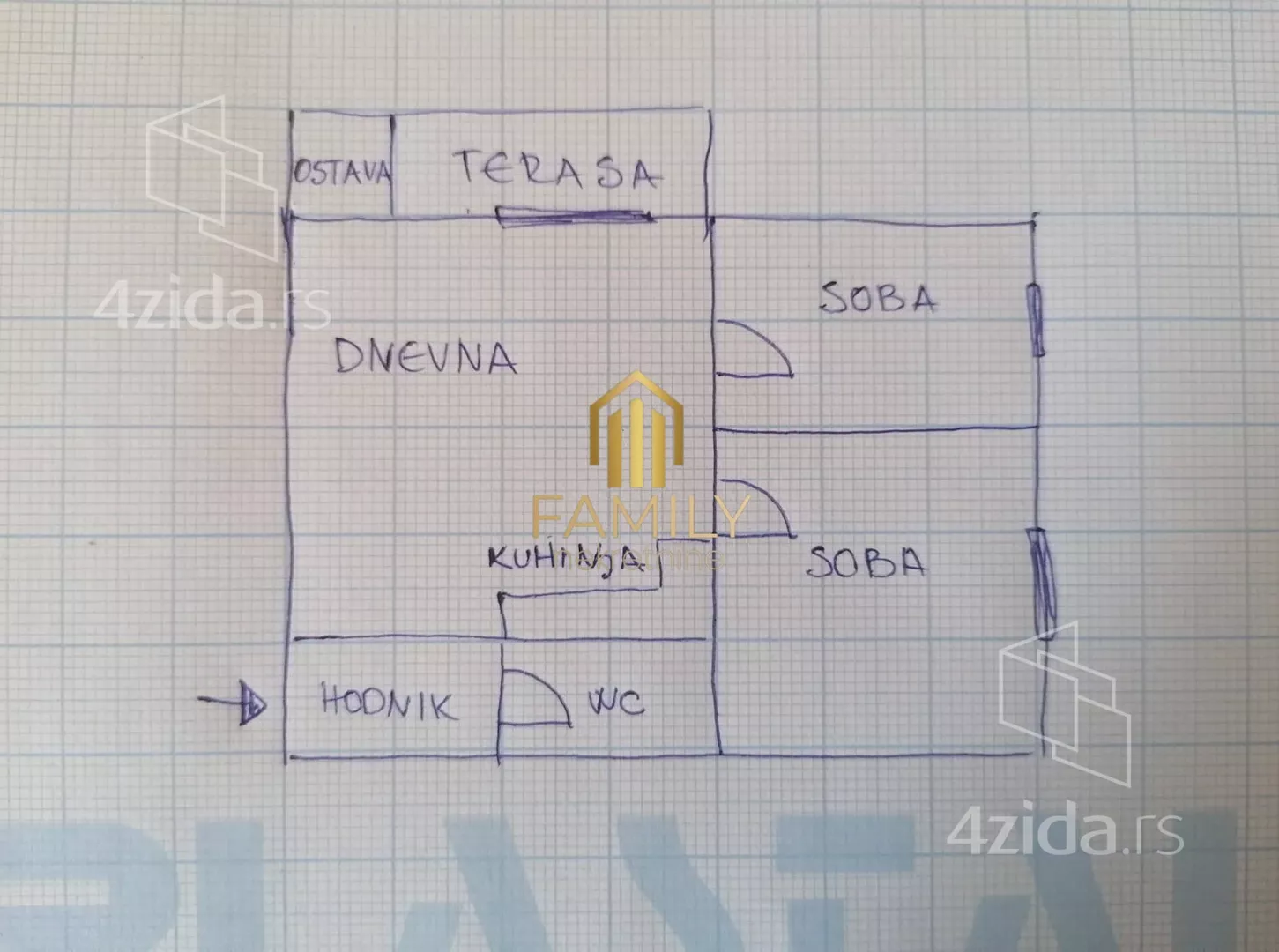 Trosoban stan | 4zida