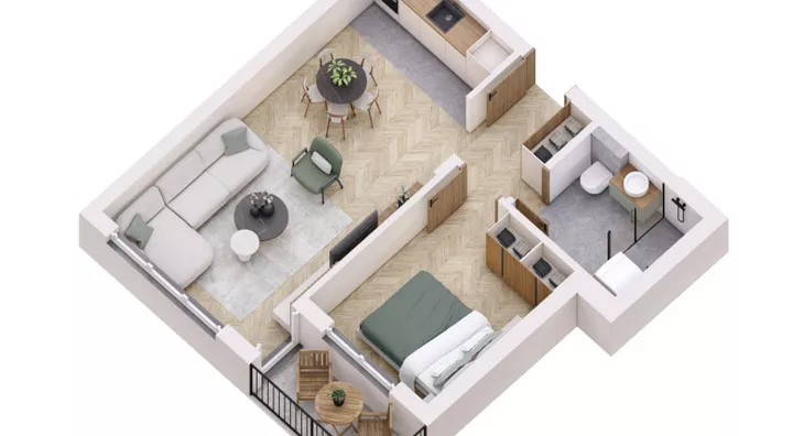 Dvosoban stan | 4zida