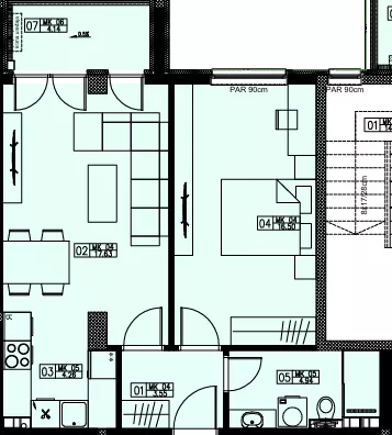 Dvosoban stan | 4zida