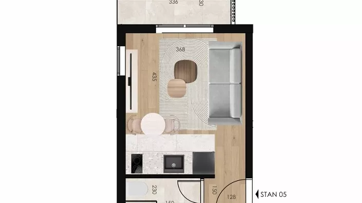 Dvosoban stan | 4zida