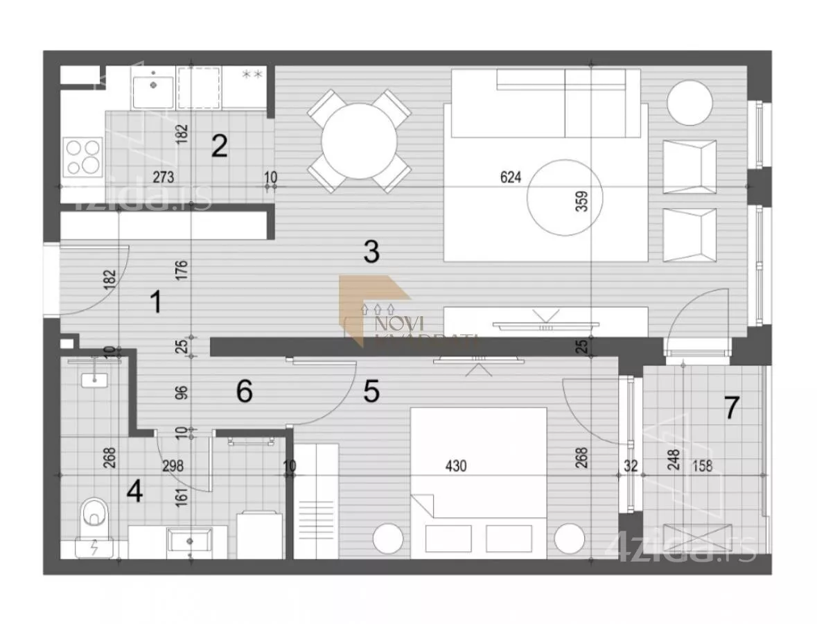 Dvosoban stan | 4zida