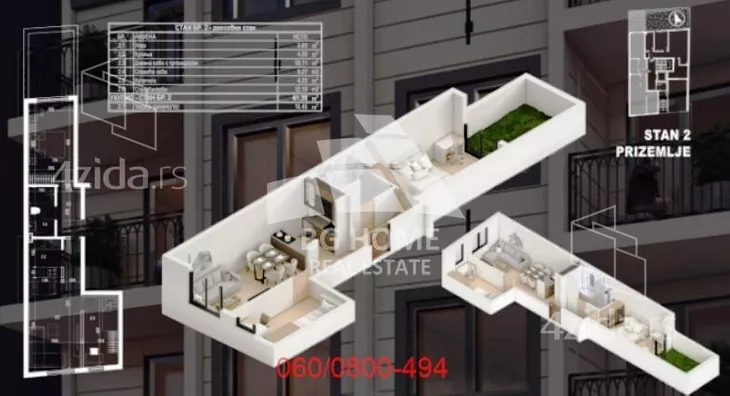 Dvoiposoban stan | 4zida