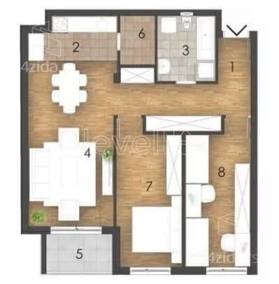 Trosoban stan | 4zida