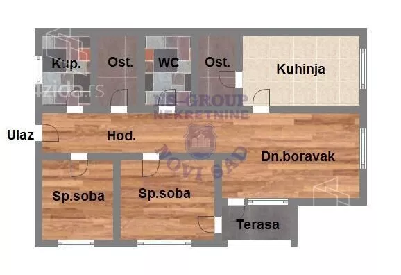 Trosoban stan | 4zida