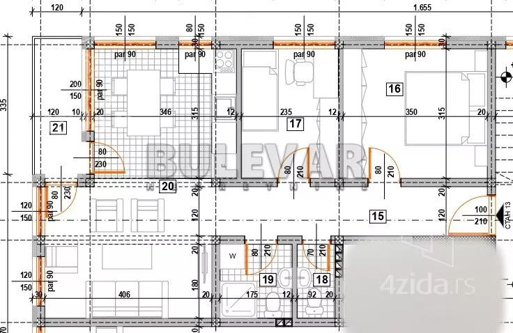 Dvoiposoban stan | 4zida